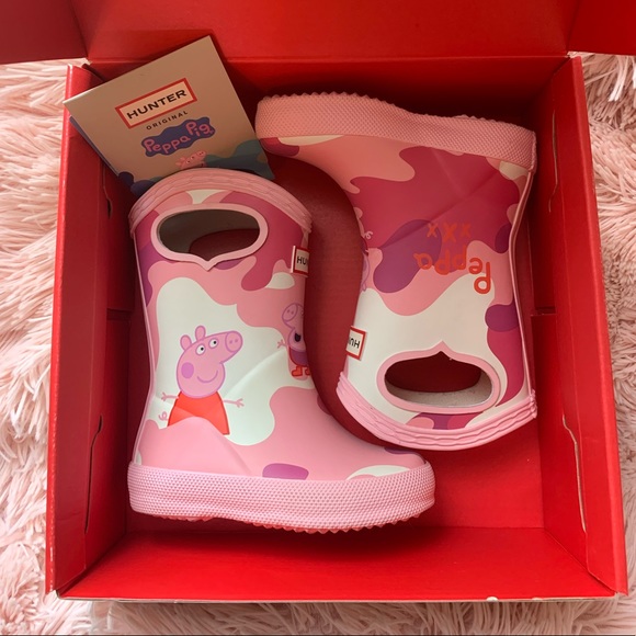 hunter peppa pig boots
